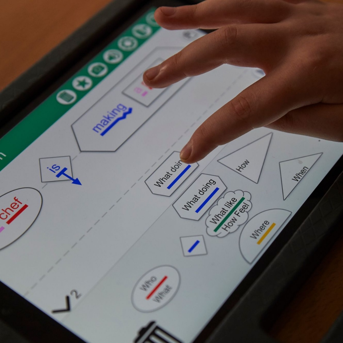 Moor House School & College - The SHAPE CODING system App hugely ...